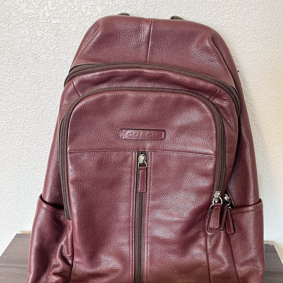 Coach Leather Backpack main image 5